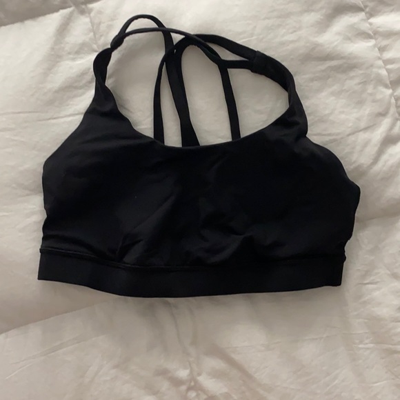 black lululemon sports bra - Picture 1 of 3